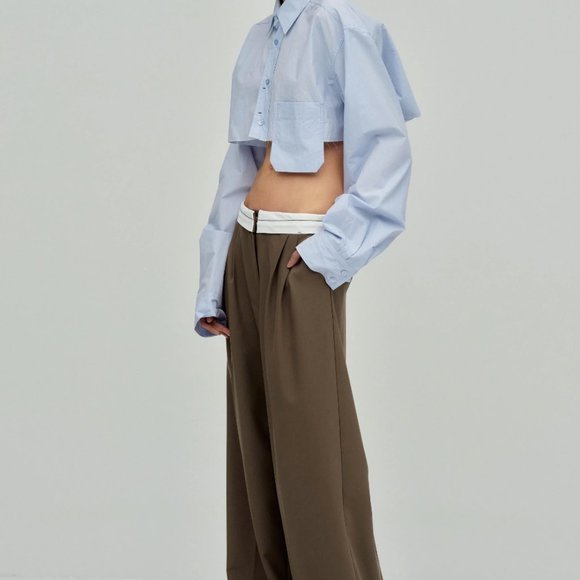 Source Unknown Reversed Waistband Trousers - Picture 3 of 8